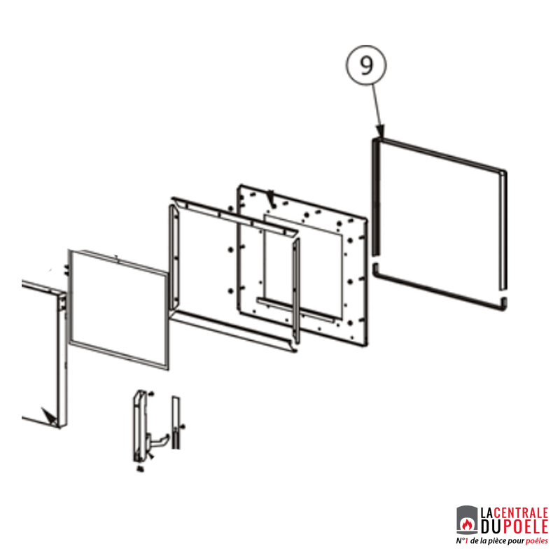 Kit joints porte MCZ - ref 41801002100