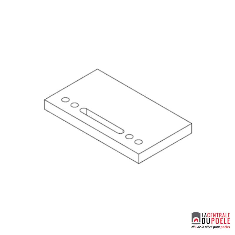 Déflecteur supérieur Jolly Mec 22.6 x 12.8 mm , 1.9 profondeur - ref TAV/8/SUP