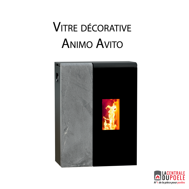 Vitre décorative (avec charnières et aimant) Animo pour AVITO - ref B17262